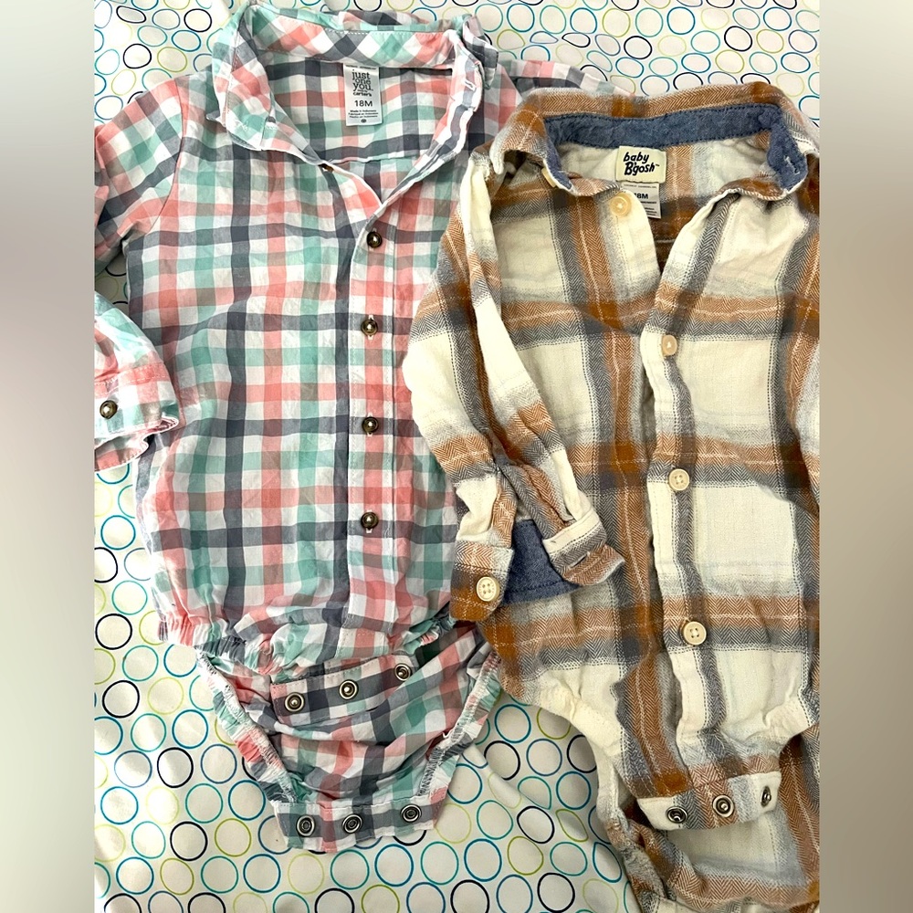 Bundle of two 18 month boy dress shirts🤎